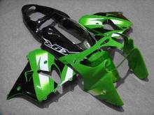 Инъекция Moldfor KAWASAKI Ninja ZX9R 00 01 ZX 9R 2000 2001 zx9r 00 01 ABS зеленый черный обтекатель + 7 подарков KI09 2024 - купить недорого