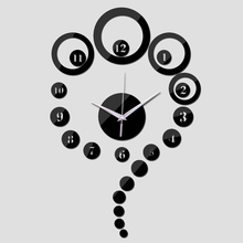 Кварцевые часы 3d акриловые зеркальные настенные часы diy часы современный набор из нескольких частей большой Декоративный натюрморт стикер на стену 2024 - купить недорого