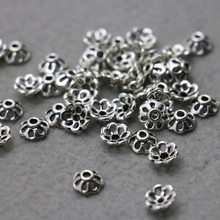 5PCS Fittings for Accessory components Findings separate beads Alloy Flowers Jewelry Making Design Machining metal DIY 8*4mm 2024 - buy cheap