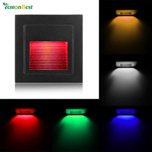 Modern Style Stairs Wall Lamp Small Square 3W LED Wall Light for Theater KTV Bar Showcase Restaurant Gallery Living Room 2024 - buy cheap