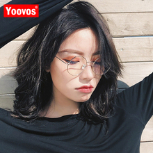 Yoovos 2021 Fashion Sunglasss Women Classic Vintage Street Beat Transparent Lens Glasses Outdoor Travel Oculos De Sol Feminino 2024 - buy cheap