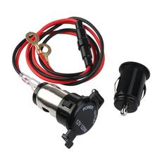 Waterproof 12V 120W Car Motorcycle Female Cigarette Lighter Socket with DC 5V 2.1A Dual USB Car Power Adapter Charger 2024 - buy cheap
