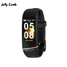 Jelly Comb Women Smart Watch 0.96inch Color Screen 15 Days Long Standby Smart Band Blood Pressure Smartwatch Support IOS Android 2024 - buy cheap