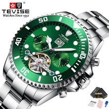 NEW Watch Men TEVISE T823F Mens Watches Top Brand Luxury Date Week Month Automatic Mechanical Watch Tourbillon Male Clock Tool 2024 - buy cheap