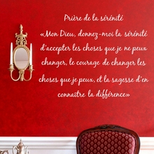 Free shipping wall stickers muraux Dieu - GOD , LA PRIERE CHRETIENNE vinyl wall decal stickers in french langue,fr2007 2024 - buy cheap