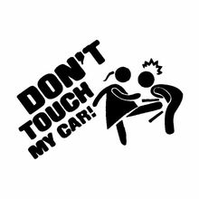 Don't Touch My Car Funny Waterproof Sticker Decal Stripe Decor Accessory Styling Funny Personality Stickers 2024 - buy cheap