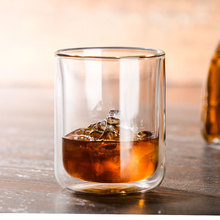Классический двухслойный стакан для коктейля виски, бокал для вина, амулеты, антифриз, рок, ледяной куб, стакан для виски 2024 - купить недорого