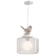 GZMJ Vintage Loft LED Pendant Light Lamp Bird Glass Lampshade Industrial Hanging Lamp Home Lighting Living Room Light Fixtures 2024 - buy cheap