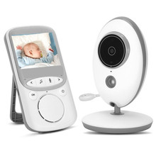 Monitor de vídeo y Audio LCD inalámbrico para bebé, Radio, intercomunicador de música IR 24h, cámara portátil para bebé, Walkie Talkie para niñera, 2,4" 2024 - compra barato
