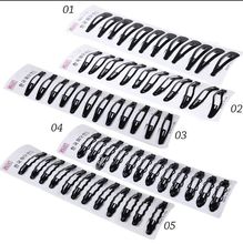 12Pcs/Pack Women Girls Black Snap Hair Clips Hairpins Barrette Hairgrip Child  Portable Headwear Hair Styling Tools Accessories 2024 - buy cheap