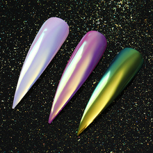 0.2g Neon Powder Chameleon Chrome Pigment Shell Mirror Powder  Nail Art Dust Decorations 2024 - buy cheap