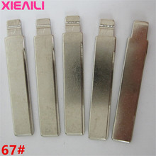 XIEAILI 50Pcs/lot 67# Metal Blank Uncut Flip KD Remote Key Blade S376 2024 - buy cheap