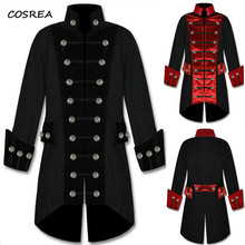 Disfraz victoriano para hombres y adultos, traje de cola de esmoquin, Chaqueta larga Steampunk, gabardina, traje gótico para disfraz 2024 - compra barato