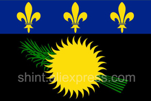 Французский неофициальный флаг Гваделупа (местный) 3ft x 5ft полиэстер баннер Летающий 150*90 см пользовательский открытый 2024 - купить недорого