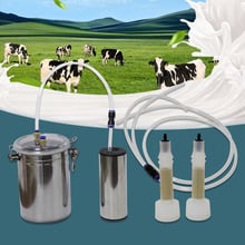 2L Electric Cow Milking Machine 75Kpa Vacuum Pump Milker Double Head EU/US/AU Plug Milking Machine 2024 - buy cheap