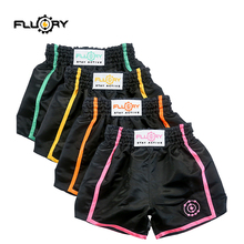 FLUORY MTSF37 kick boxing shorts unisex comfort mma shorts Sanda muay thai wear trunks 2024 - buy cheap