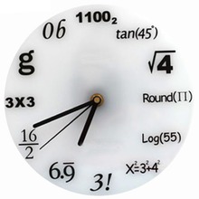 New Home Decoration Wall Clock Modern Design Interest Math DIY Decor Large Clocks On Wall Watch Novelty Relogio Decorative 2024 - buy cheap