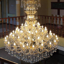 Lámpara de araña de cristal moderna para sala de estar, lámpara creativa de estilo europeo para vestíbulo, hotel, villa de lujo, restaurante 2024 - compra barato
