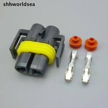 Shhworldsea-kit de soquete automático h8 h10 h11, conjunto de conector foglight com fêmea, 5/30/100 2024 - compre barato