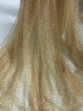 5 Yards/lot glitter style French Tulle Net fancy african glued glitter lace fabric ZH-71112 For party Dress 2024 - buy cheap