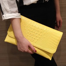 DOYUTIG Women Envelope Evening Clutch Bag Crocodile Pattern Lady Pu Leather Shoulder Bags WeddingCrossbody Purse & Handbag A222 2024 - buy cheap