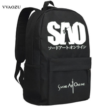 New Sword Art Online Cosplay Backpack Anime SAO Oxford School Bag Unisex Cartoon Schoolbag 2024 - buy cheap