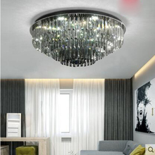 Новая лампа для гостиной, простая современная хрустальная лампа для гостиной, Светодиодная потолочная лампа для спальни, индивидуальное светодиодное освещение, светодиодная лампа 2024 - купить недорого