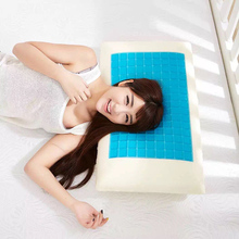 Memory Foam Pillow White Bed Pillow Travel Neck Pillows Health Care Cooling Gel Washable Orthopedic Cervical Vertebra Bedding 2024 - buy cheap