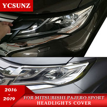 Accesorios para faros delanteros Mitsubishi Pajero, cubierta embellecedora para piezas deportivas Mitsubishi Montero Pajero, Ycsunz, 2016-2019 2024 - compra barato