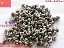 ISO 14583 Stainless Steel Screws M2x3 Pan Head Torx T6 Driver A2-70 Polished ROHS 100 pcs 2024 - buy cheap