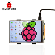 ЖК-дисплей TFT Keyestudio, 3,5 дюйма, 480x320, 16 бит, ЖК-экран TFT с сенсорным экраном для модуля Raspberry Pi 4B 2024 - купить недорого