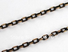10 Meters Fashion Cut Black Cable Chain 4.8x3mm #20573 2024 - buy cheap