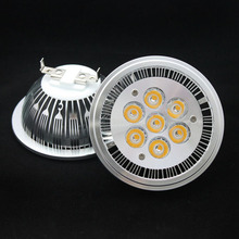 Foco LED AR111 G53 GU10 ES111 QR111, 7W, 220V, igual a 90W, bombilla halógena, iluminación para el hogar, 10 unidades 2024 - compra barato