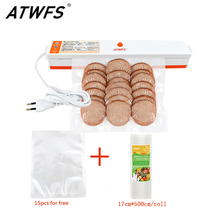 ATWFS-sellador de alimentos al vacío, máquina de sellado de ahorro, contenedor de envasado de cocina, sellador de vacío con bolsa de vacío gratis 2024 - compra barato