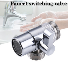 Polished Chrome Brass Sink Valve Diverter Faucet Splitter for Kitchen M22xM24 TB Sale 2024 - buy cheap