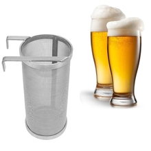 300 Micron Stainless Steel Homemade Brew Beer Hop Mesh Filter Strainer with Hook 2024 - buy cheap