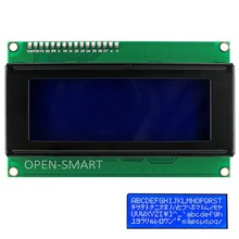 OPEN-SMART I2C / IIC 2004 LCD Blue Display Module Onboard Contrast Adjustment Potentiometer for Arduino 2024 - buy cheap