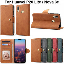 Capa carteira macia de tpu para huawei p20 lite, capa protetora à prova de choque para nova p20lite nova 3e 2024 - compre barato