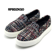Fashion Knit Breathable Loafers Platform Flats Summer Braided Runway Creepers Brand Woven Chic Designer Shoes Men Luxury 2021 2022 - buy cheap