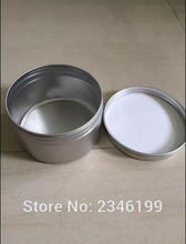 200G 200ML Aluminum  Jar, Cream Can With Screw Cap, Big Volume Cosmetics Skin Care Cream Packaging Cans, 30pcs/lot 2024 - buy cheap