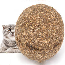 Новое поступление натуральные кошачьи игрушки ментоловый аромат котенок поцарапать мячик игрушки для чистки зубов кошки сухой корм для кошек 2024 - купить недорого