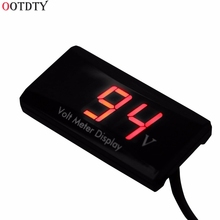 DC 8-16V LED Digital Display Voltmeter Waterproof Voltage Meter Volt For 12V Cars Vehicles Tester Tools 3 Colors 2024 - buy cheap