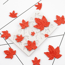 1 piece Maple Leaf Silicone mold Fondant Mould Cake Decorating 3D Chocolate Mold Baking Tools 2024 - buy cheap