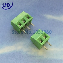 Terminal de resorte PCB de paso de 3,81mm, 50 Uds., conector 2P 3P KF128, terminales de tornillo de cobre PCB, RoHS 2024 - compra barato