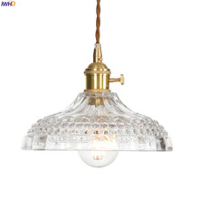 IWHD Japanese Nordic Style Glass Pendant Lamp Dinning Room Loft Industrial Copper LED Pendant Light Hanglamp Luminaire Lighting 2024 - buy cheap