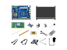 Raspberry Pi Compute Module 3 +/8 GB комплект для разработки типа B, CM3 + IO доска, HDMI lcd, DS18B20, ИК-пульт дистанционного управления 2024 - купить недорого