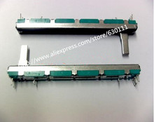 Freeshipping Original   7.5 cm 75MM A10KX2 double straight slide potentiometer A10K --10PCS/LOT 2024 - buy cheap