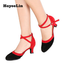 HoYeeLin Dance Shoes Women Closed Toe Ballroom Party Tango Waltz Modern Dancing Heels Shoes Customized Heels 2024 - buy cheap