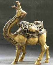 Collect bronze sculptures handicrafts bronze camels small camels size 30 x14x11cm free shipping. 2024 - buy cheap