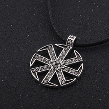 Viking Slavic Amulet Pagan Solar Symbol Slavic Wheel Nordic Amulet Men Jewelry 2024 - buy cheap
